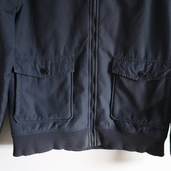 Bench Mens Blue Sz M Full Zip Mid-Weight Sherpa Long Sleeve Utility Jacket - Picture 12 of 14